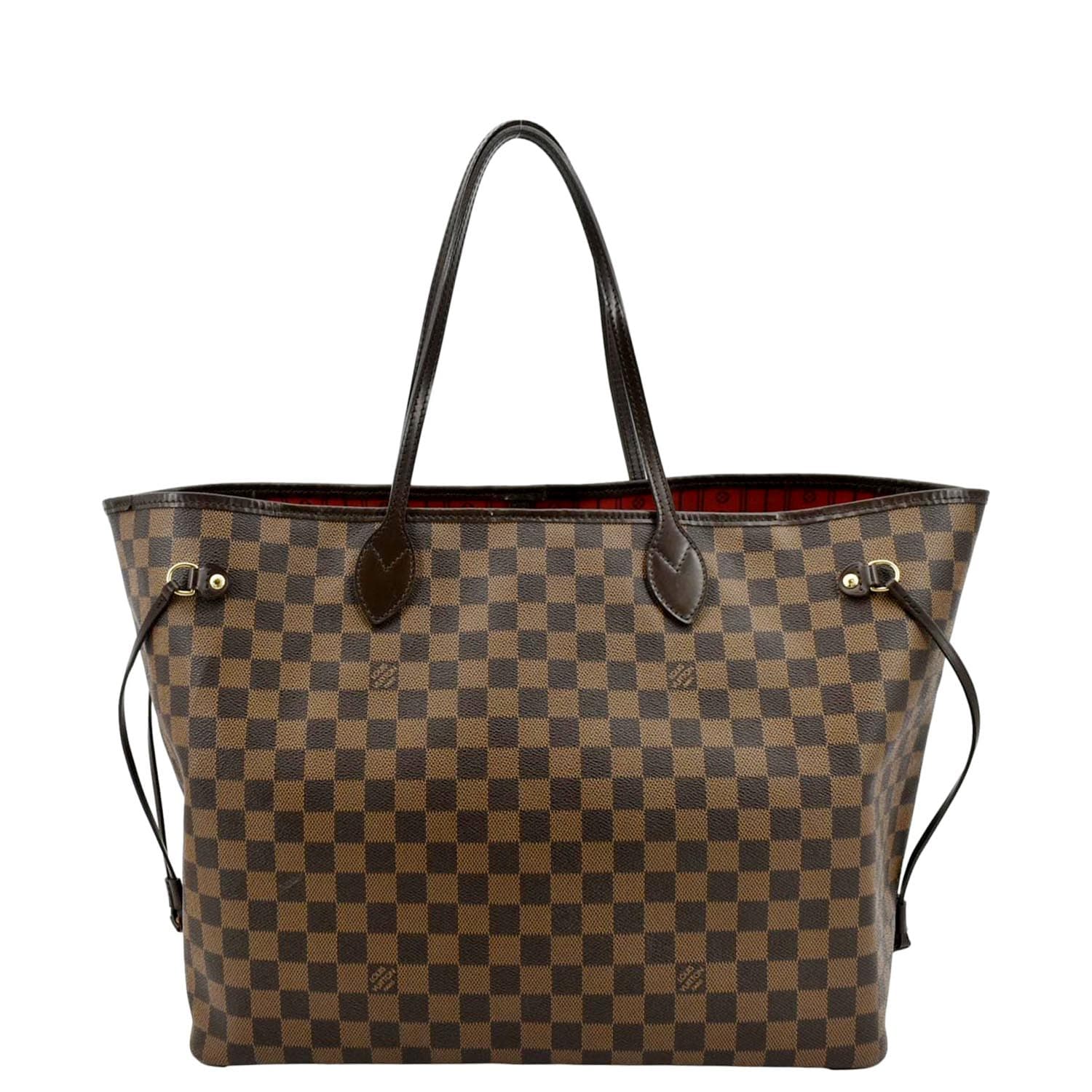 Authentic Louis Vuitton Neverfull GM Damier Ebene Tote Bag