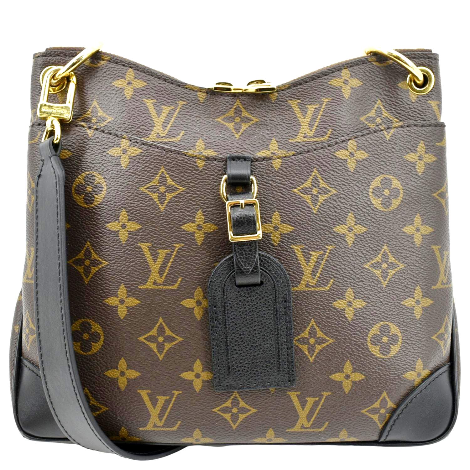 LOUIS VUITTON Odeon PM Monogram Canvas Crossbody Bag Brown