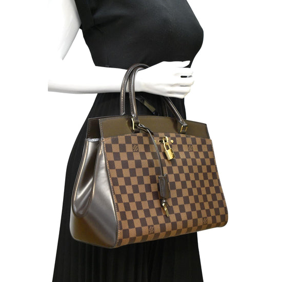 Louis Vuitton Damier Ebene Rivoli MM Brown Ladies Tote Handbag - Chronostore