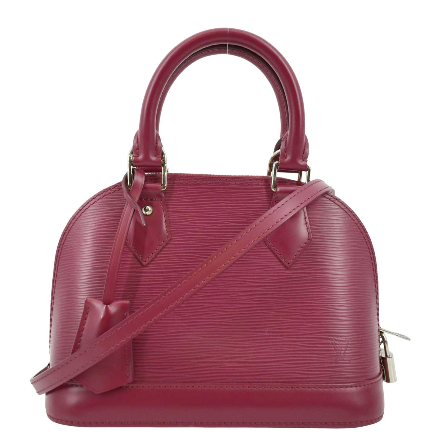 Louis Vuitton Epi Alma BB w/ Strap - Red Handle Bags, Handbags