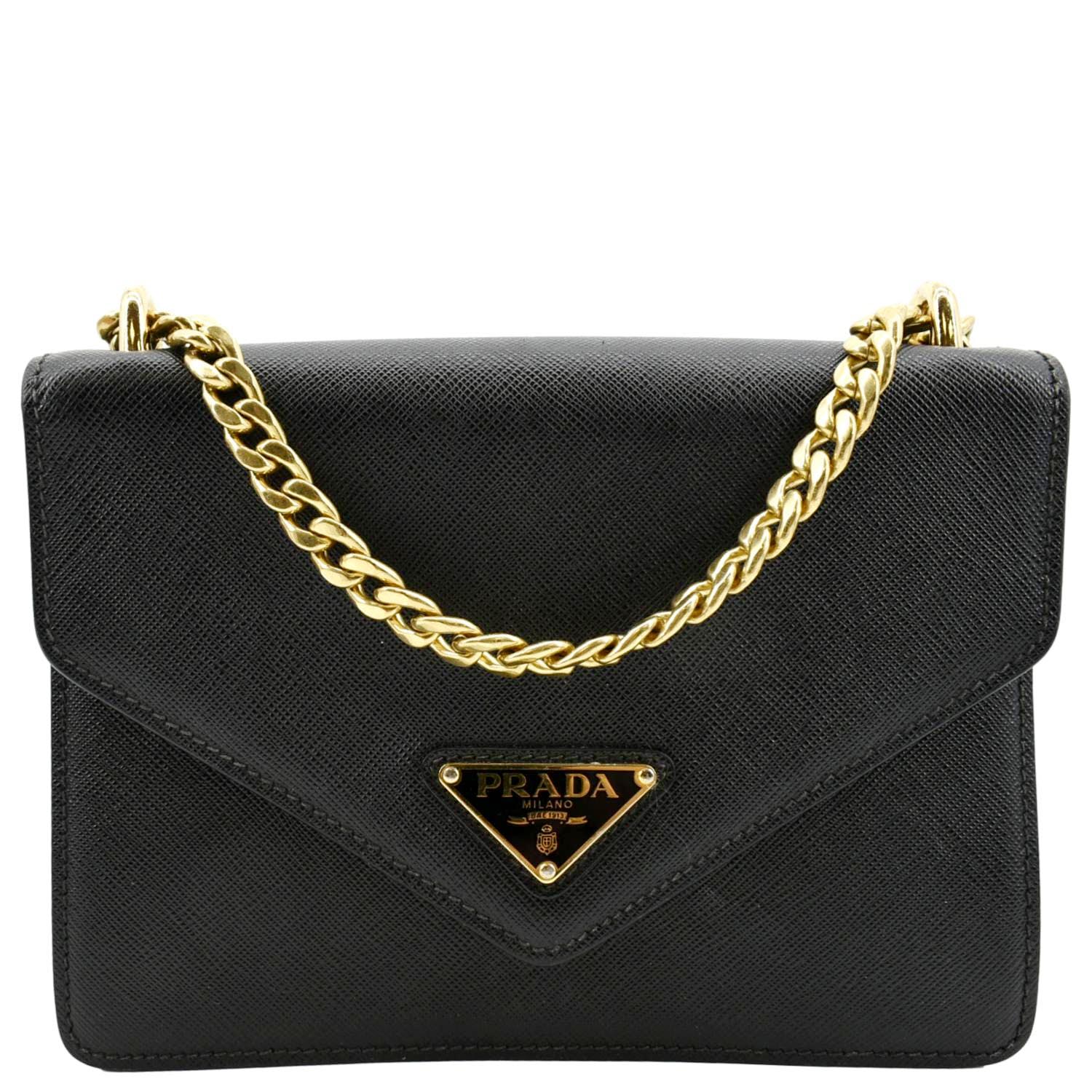 PRADA - Chain Flap Bag Saffiano Leather