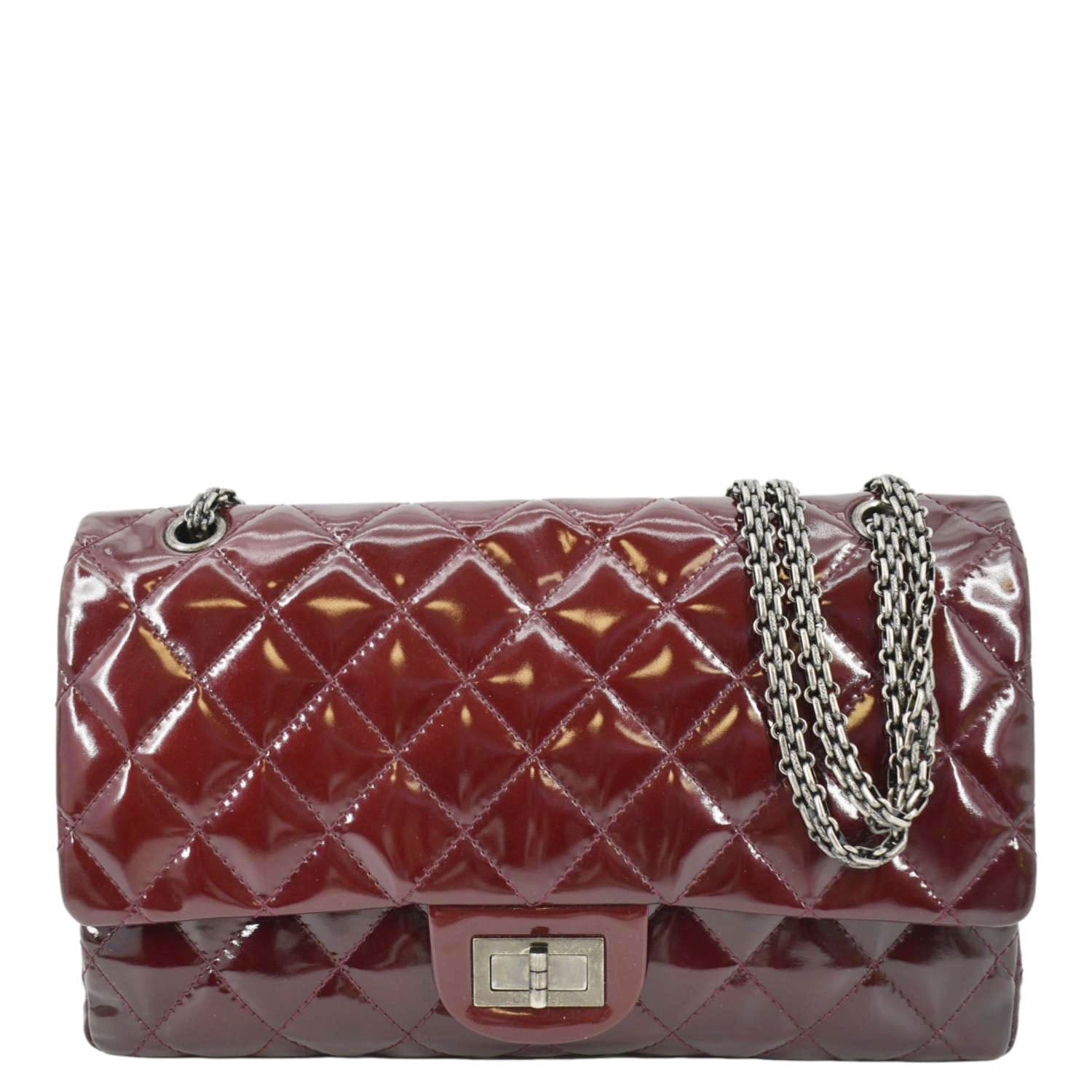 Chanel Vintage Micro Ankle Bag Red Patent GHW - ASL1663