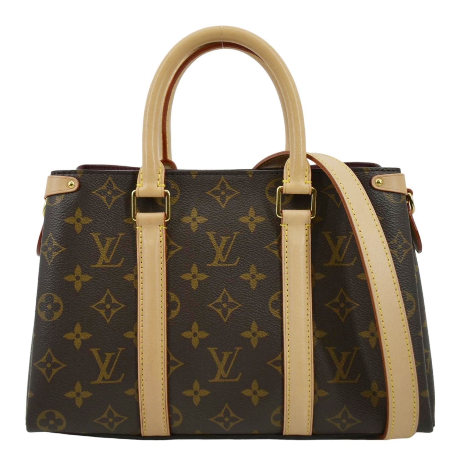 LOUIS VUITTON Soufflot BB Monogram Canvas Shoulder Crossbody Bag Brown