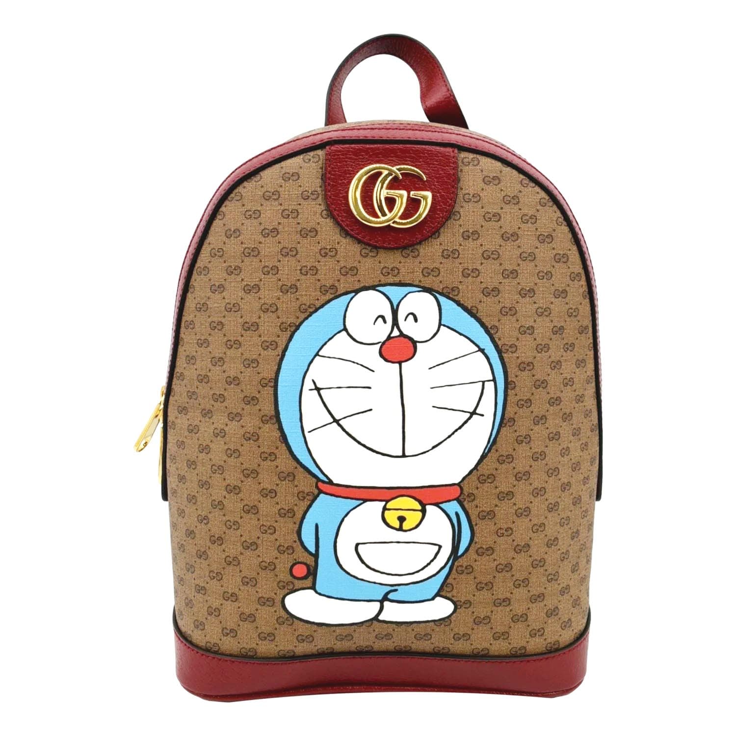 Gucci X Doraemon Vintage GG Supreme Monogram Backpack