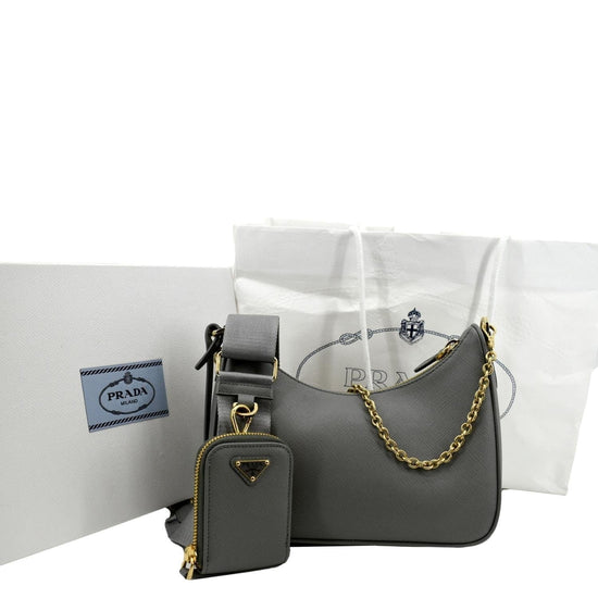 Shop PRADA 2020-21FW Prada Re-Edition 2005 Saffiano leather bag