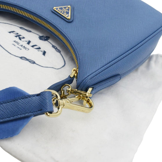 Prada Re-Edition 2005 Shoulder Bag Saffiano Leather White – ＬＯＶＥＬＯＴＳＬＵＸＵＲＹ