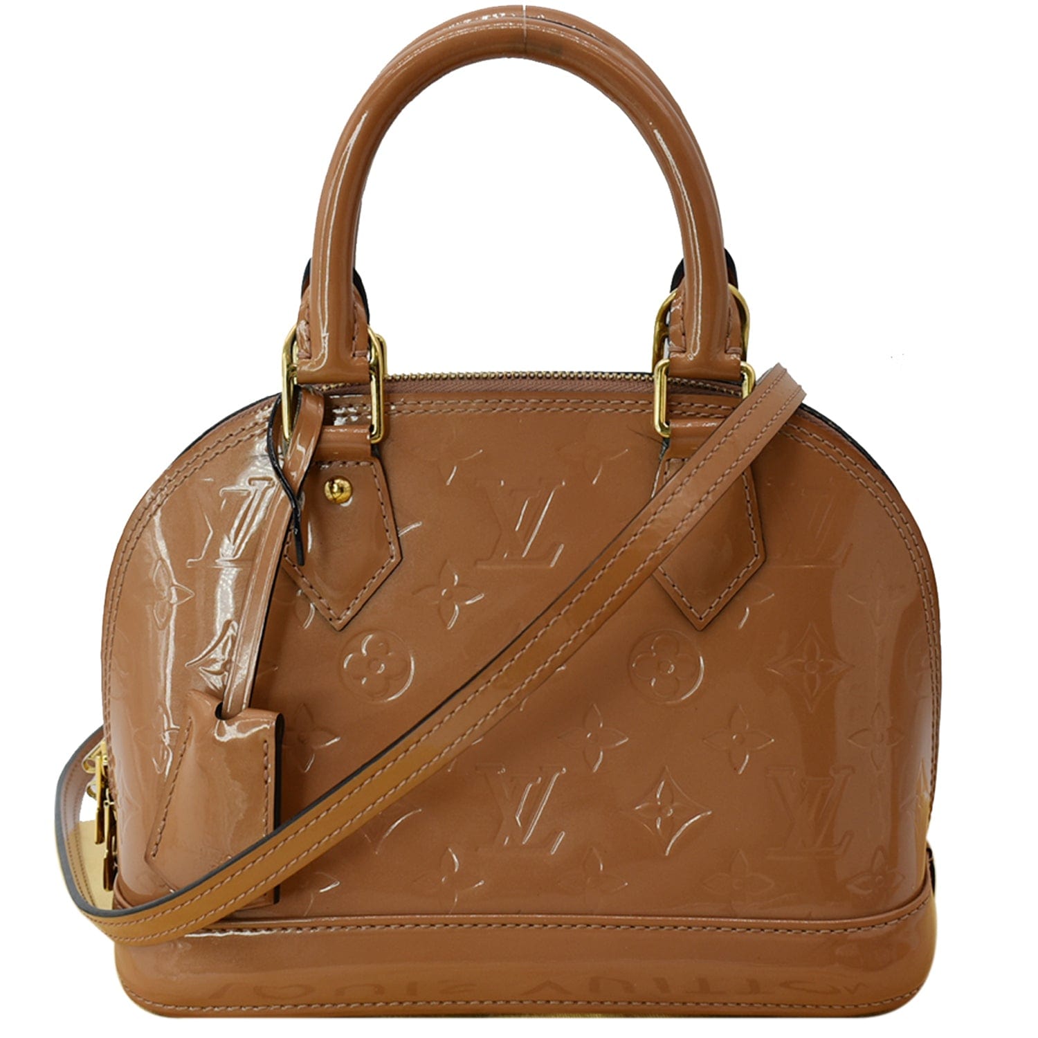 Louis Vuitton Alma Bb Leather Handbag