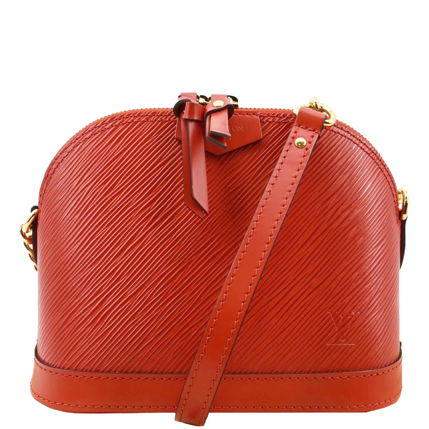 Louis Vuitton Alma Chain Handbag Epi Leather Mini - ShopStyle