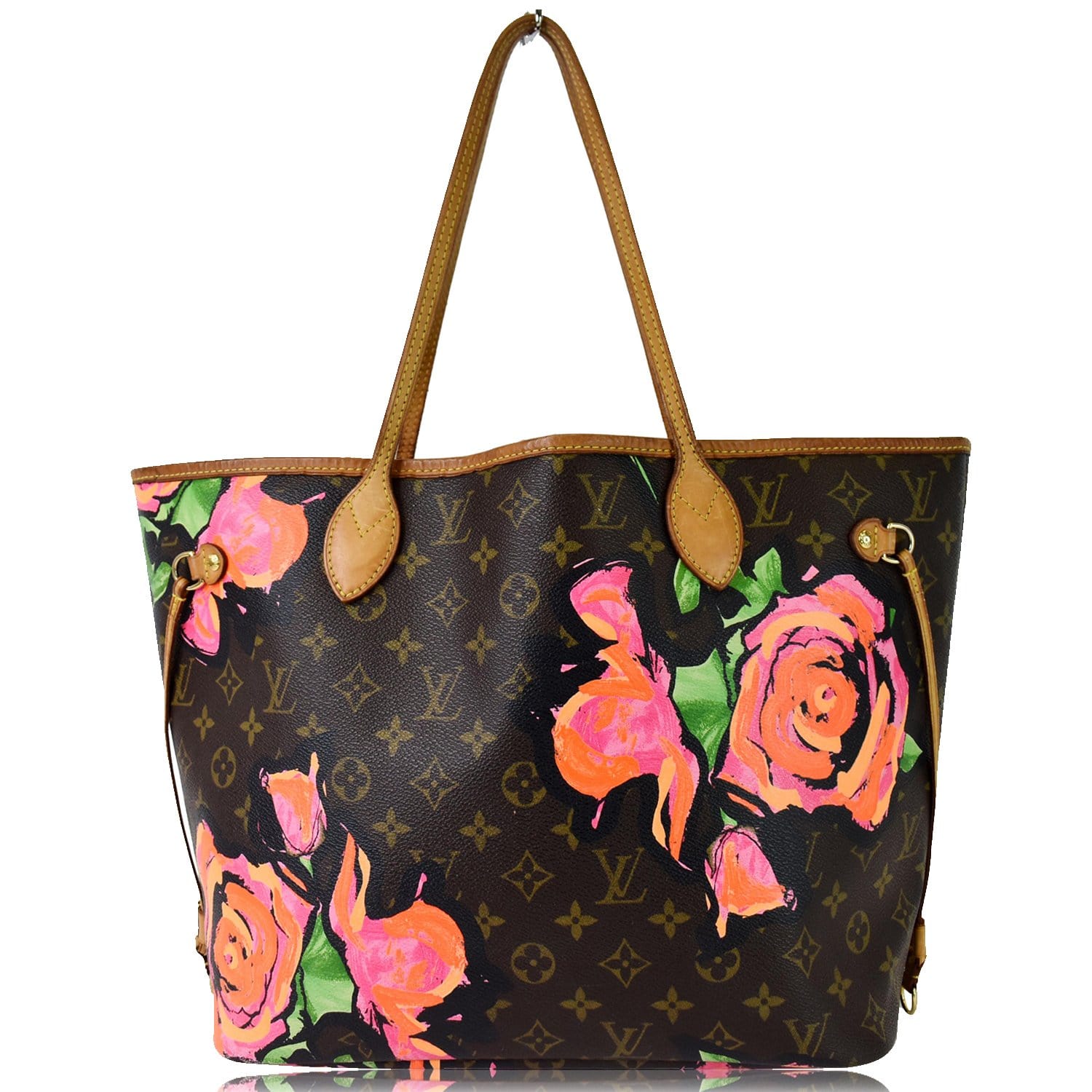 LOUIS VUITTON MONOGRAMA ROSAS 'Neverfull' Shopping Bag M…