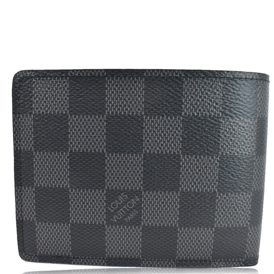 Louis Vuitton Damier Graphite Pattern Leather Multiple Wallet - Black  Wallets, Accessories - LOU781479