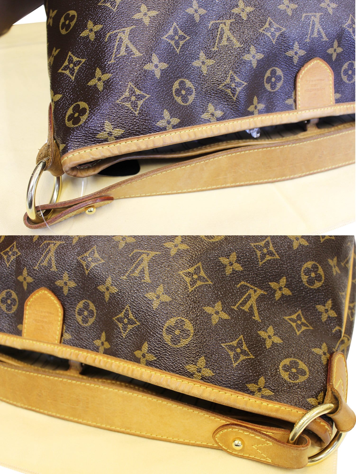 M50154 Louis Vuitton 2015 Monogram Delightful PM - Beige