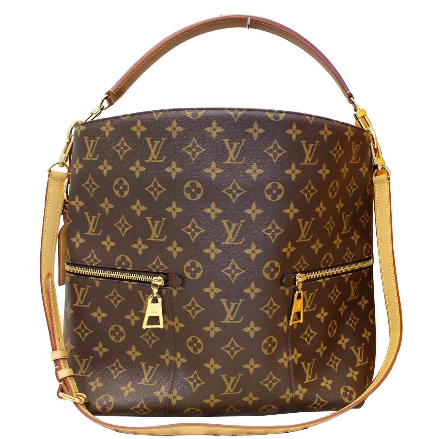 Louis Vuitton Melie Monogram Canvas Hobo Shoulder Bag