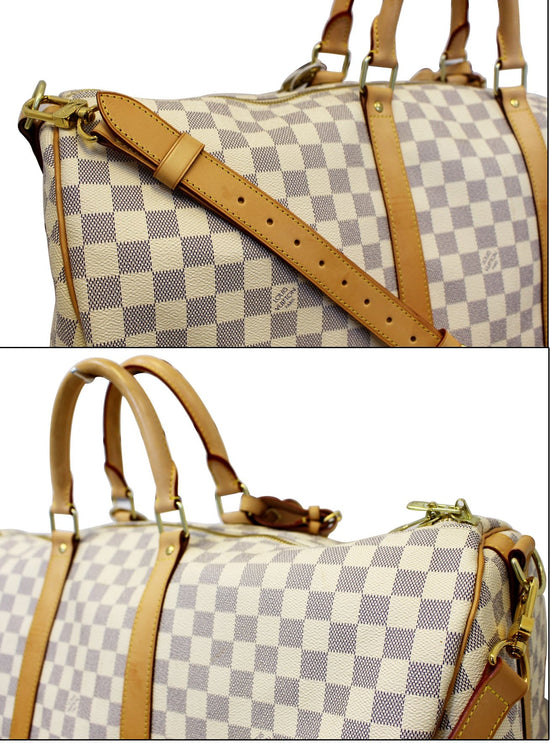 LOUIS VUITTON Damier Azur Keepall Bandouliere 55 1265572