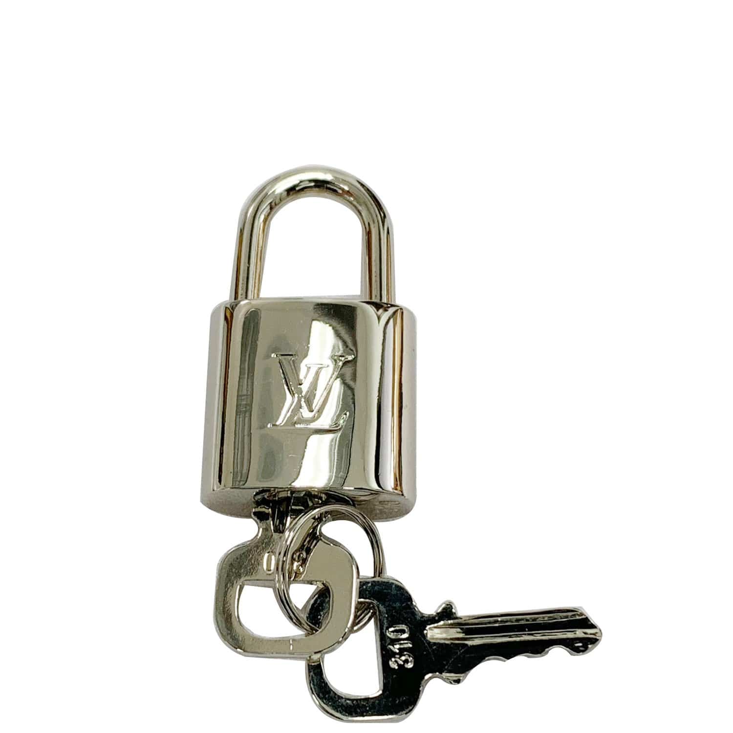 Louis Vuitton Padlock and 2 Keys Silver Bag Charm