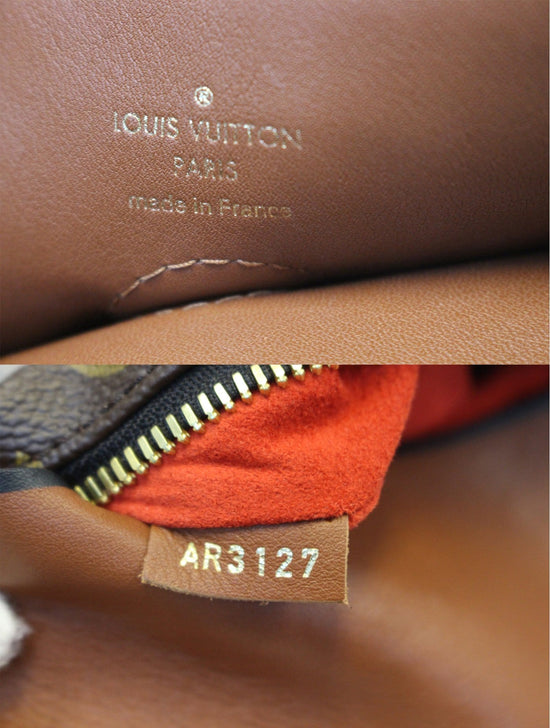 Louis Vuitton Tuileries Besace CrossbodyBag Monogram Canvas Brown Caramel