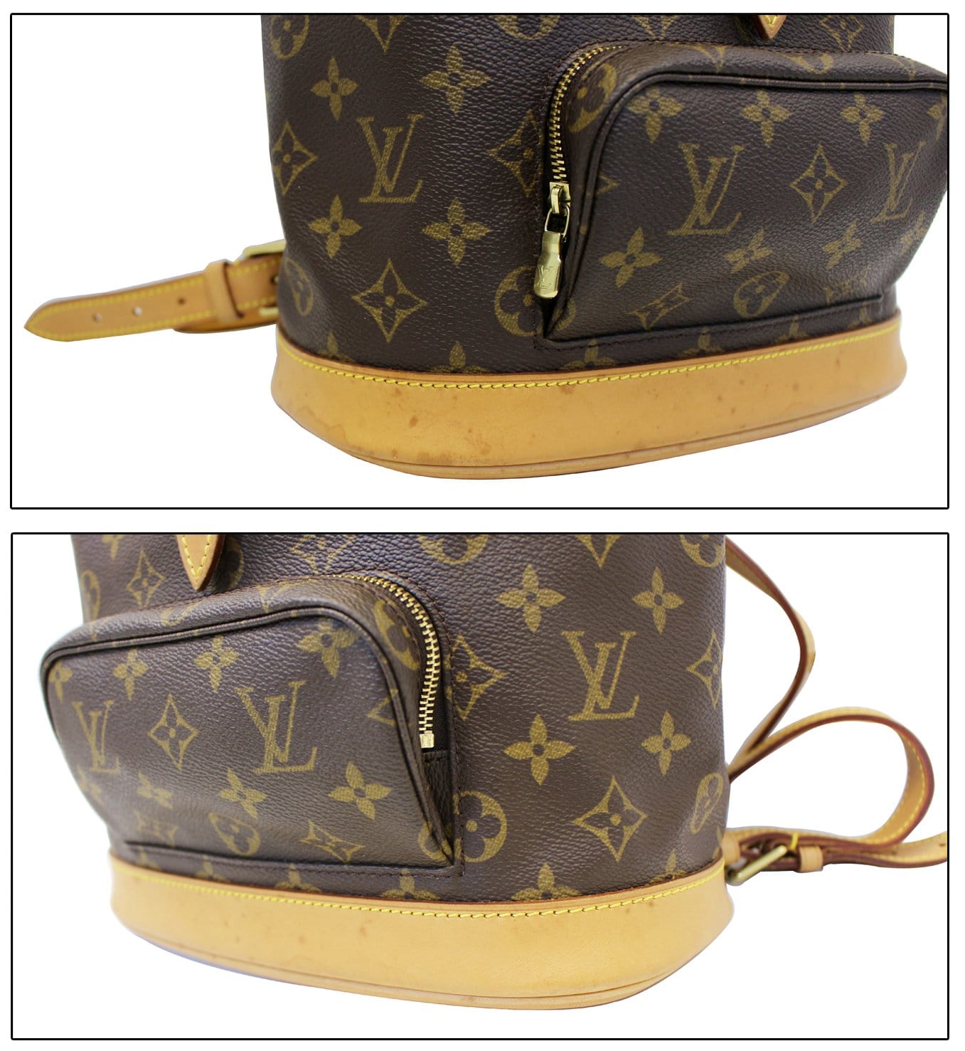 LOUIS VUITTON Monogram Canvas Montsouris MM Backpack Bag