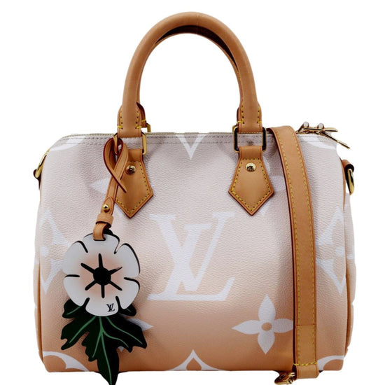 The Louis Vuitton Speedy Bandouliere 25 Mist By The Pool Bag is a