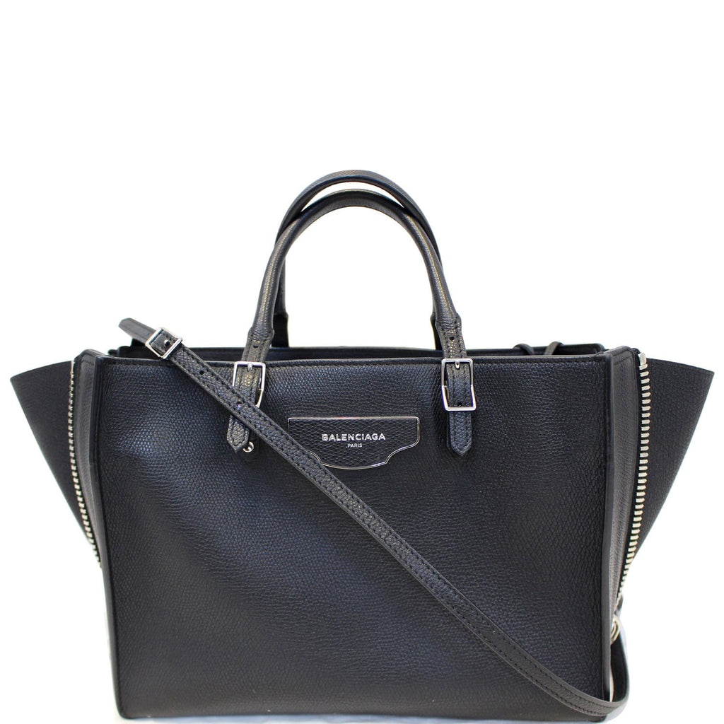 Balenciaga Shoulder Bag Black Calfskin Leather Women