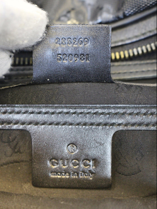 GUCCI GG Black Waist Pouch Bum Bag Shoulder Belt Pack 233269 With Dust Bag