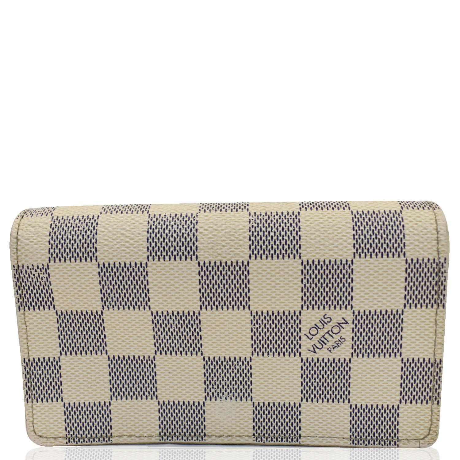 Louis Vuitton Vintage - Damier Azur Zippy Wallet - White Ivory Blue -  Damier Leather Handbag - Luxury High Quality - Avvenice