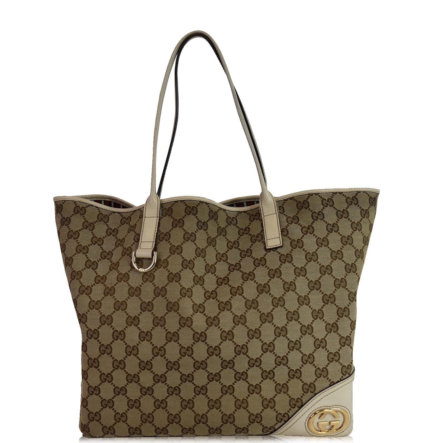 Gucci Original GG Canvas Britt Tote QFB19FJY0B004