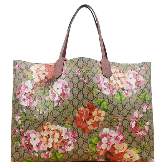 Gucci GG Monogram Floral Tote Bag