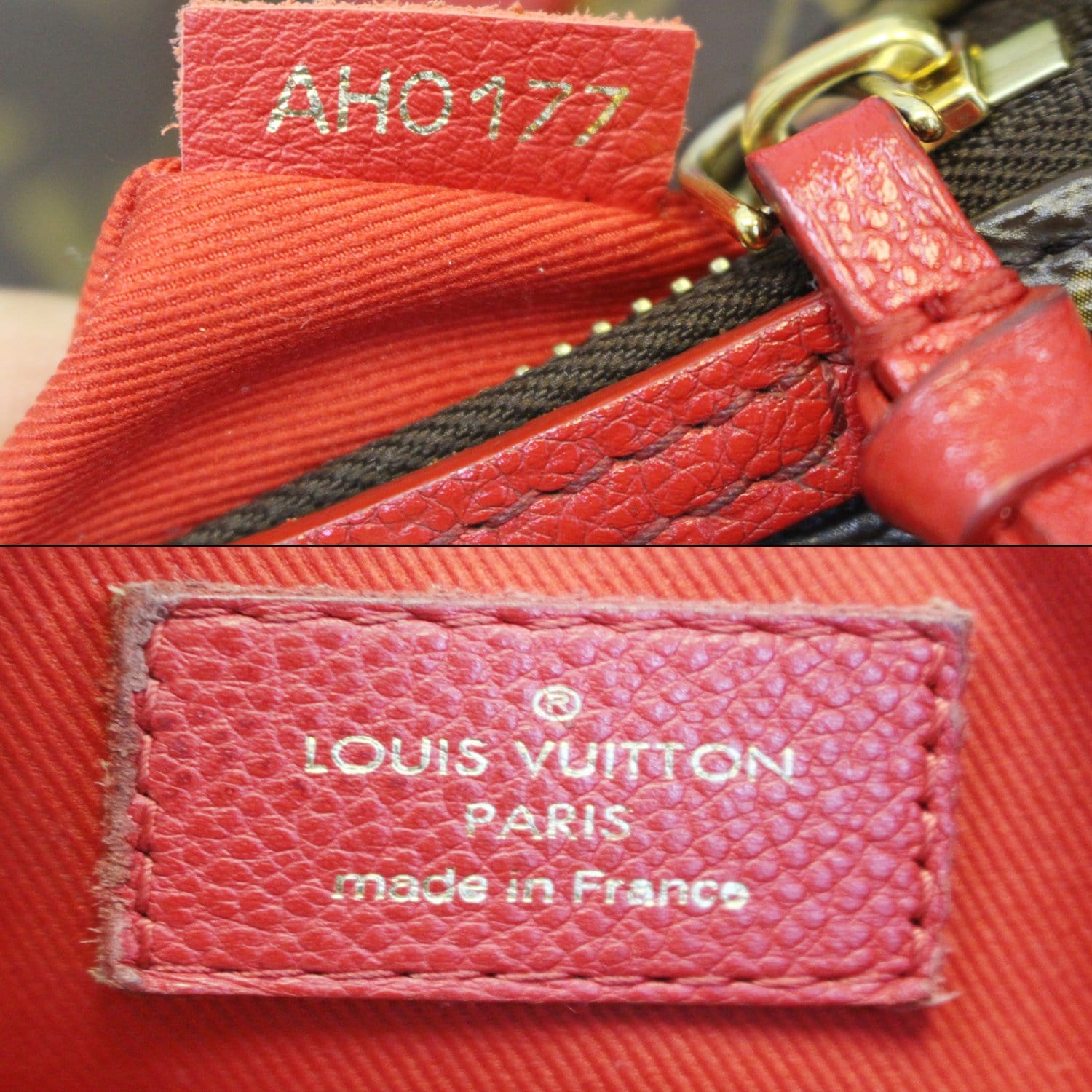 LOUIS VUITTON Tournelle PM Monogram Canvas Shoulder Handbag Cerise-US