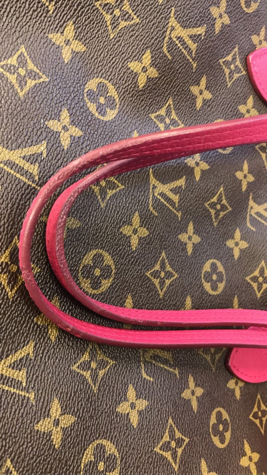 LOUIS VUITTON Monogram Articles de Voyage Ikat Neverfull GM Rose Velours  82488