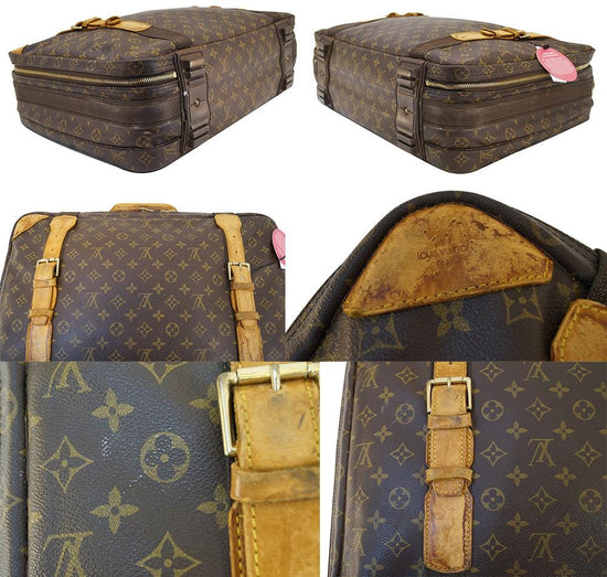 Louis Vuitton Satellite 53 Brown Canvas Suitcase on SALE