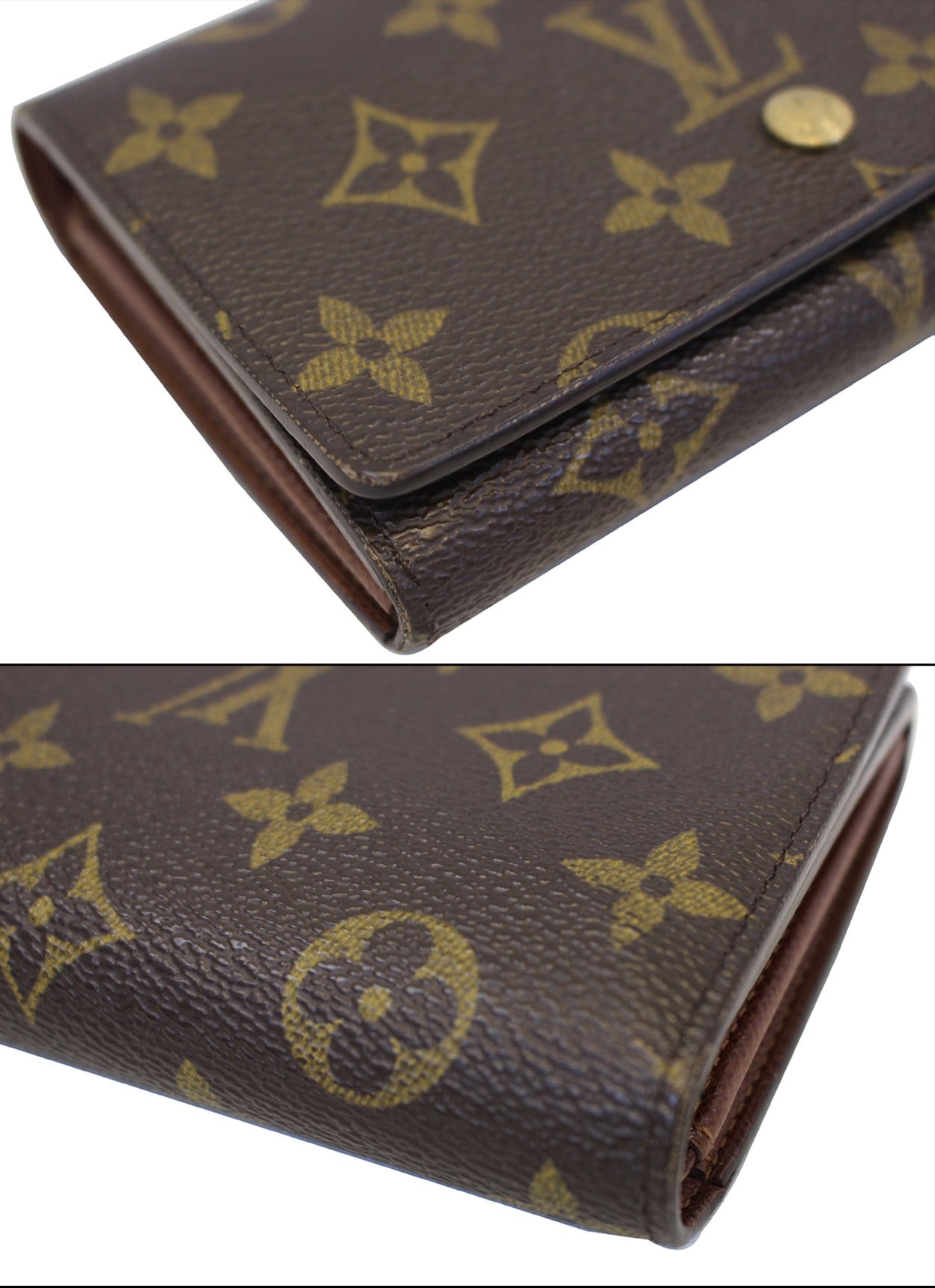 LOUIS VUITTON Porte Monnaie Monogram Canvas Billets Tresor Wallet