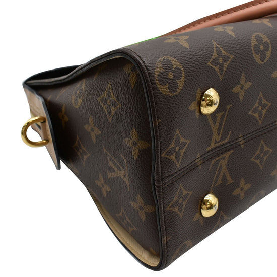 Louis Vuitton Monogram Canvas Tuileries Sesame Peach Satchel For Sale at  1stDibs