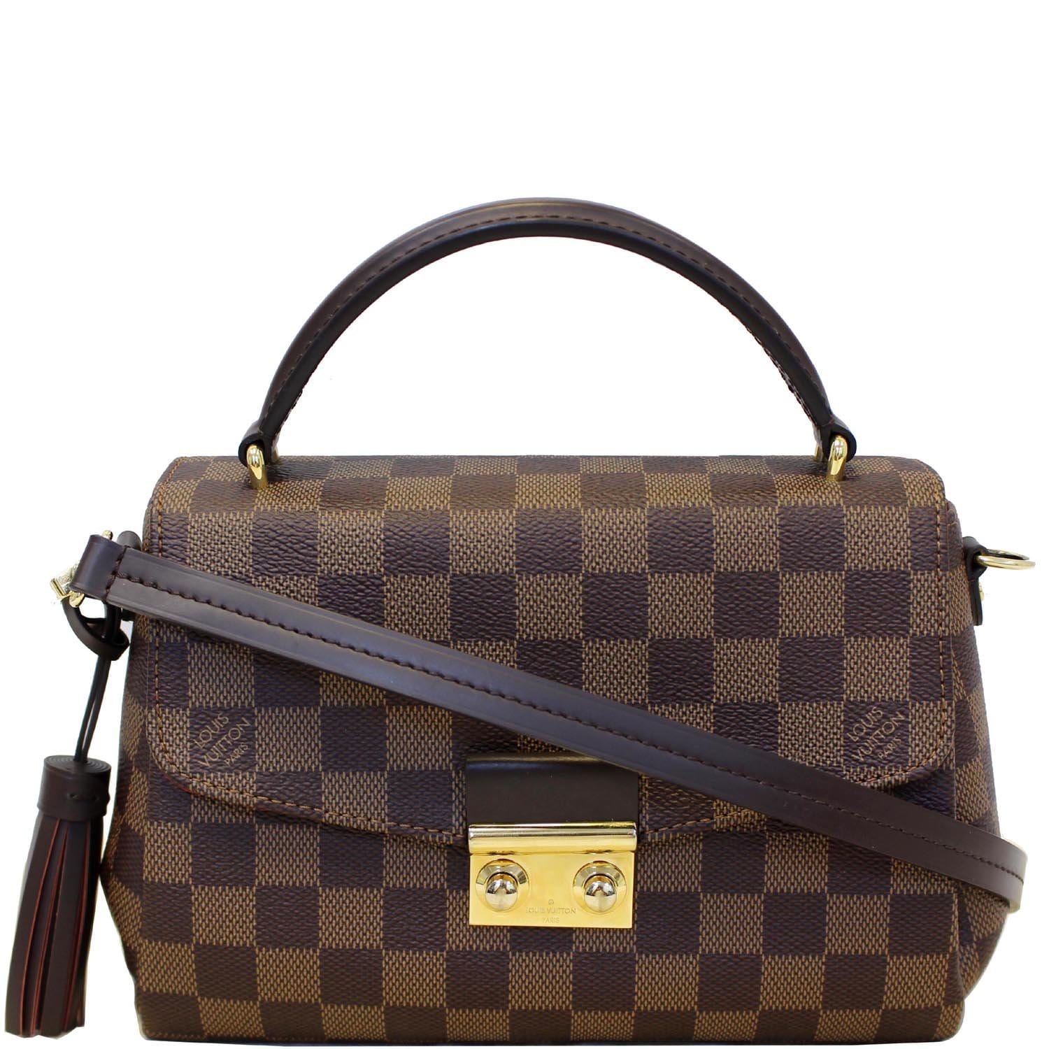 Louis Vuitton Croisette Damier Ebene Canvas Shoulder Bag