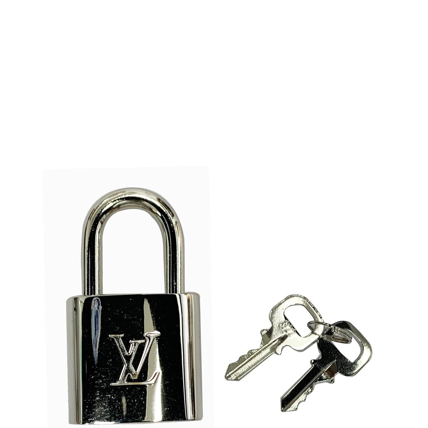 Louis Vuitton Padlock and 2 Keys Silver Bag Charm