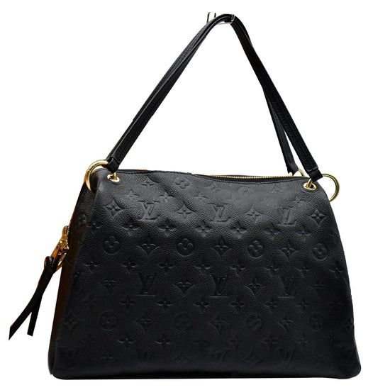 Louis+Vuitton+Ponthieu+Clutch+PM+Black+Leather for sale online