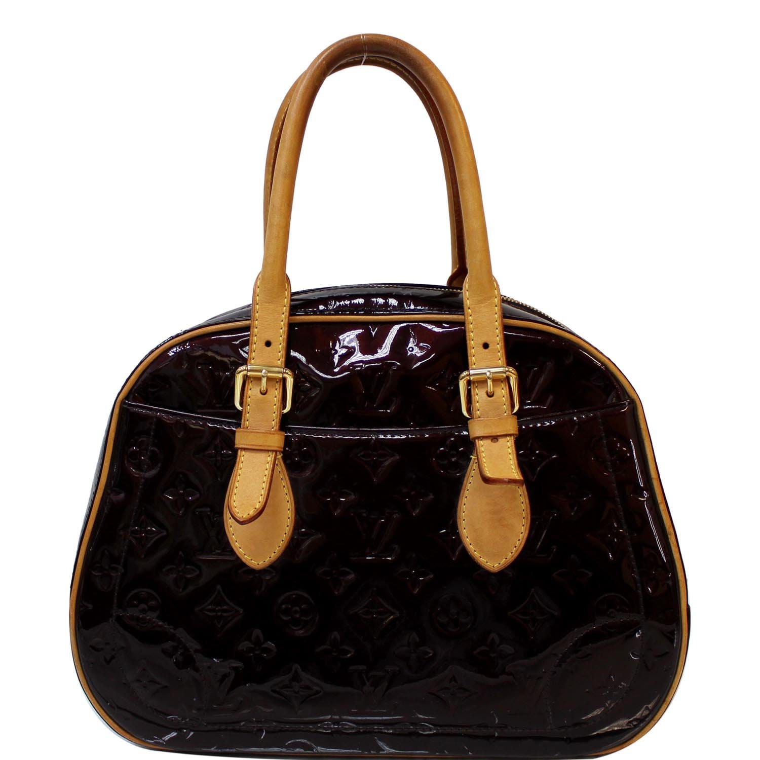 LOUIS VUITTON Vernis Summit Drive Hand Bag Pomme D'amour M93513 LV