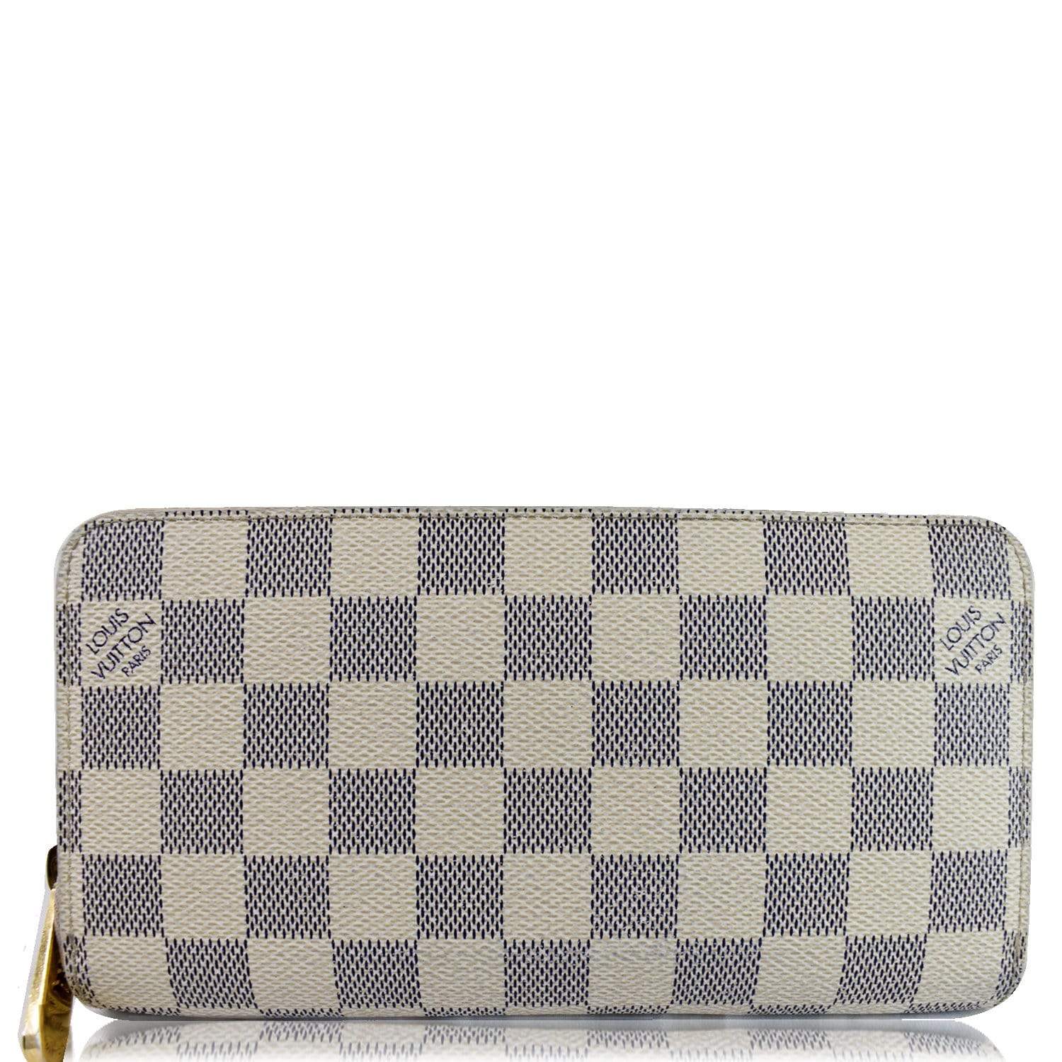 LV Alt. Gray & White Checkered Crossbody Wallet & Purse – EMpirez