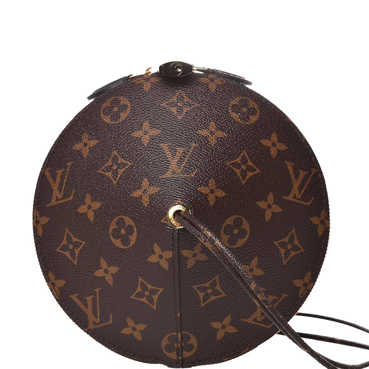 Louis Vuitton Toupie Monogram Canvas Shoulder Bag Brown