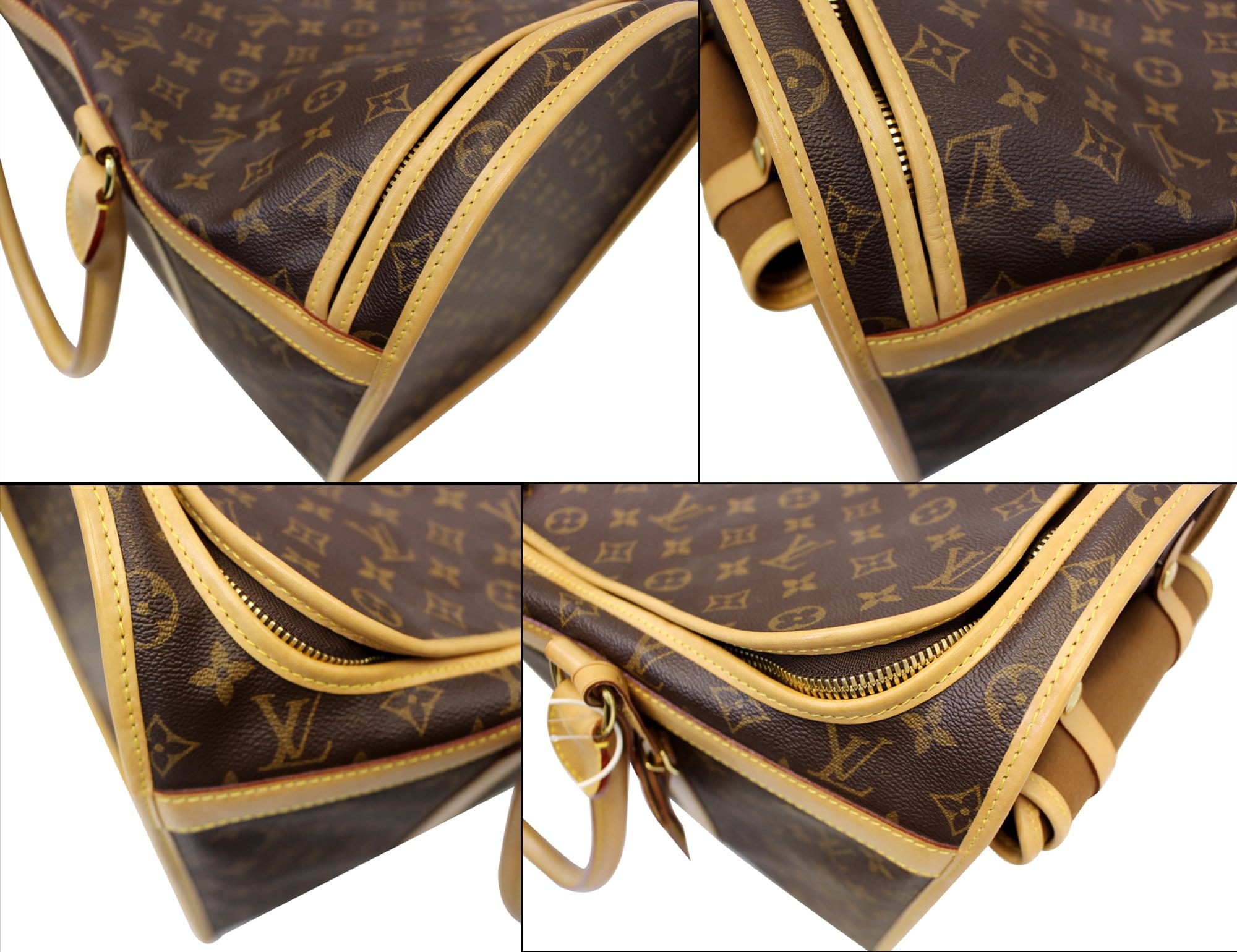 LOUIS VUITTON Sac Chien 50 Monogram Canvas Dog Carrier