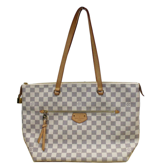 Louis Vuitton Damier Azur Iena MM - White Totes, Handbags - LOU807681
