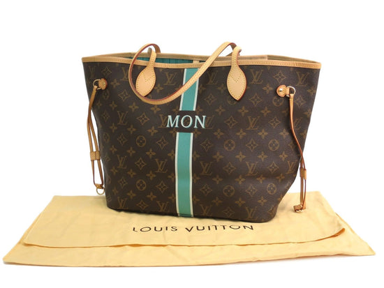 Louis Vuitton Neverfull MM Mon Monogram Canvas Tote Bag