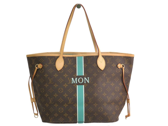 LOUIS VUITTON Monogram Neverfull MM Mon Tote Shoulder Bag