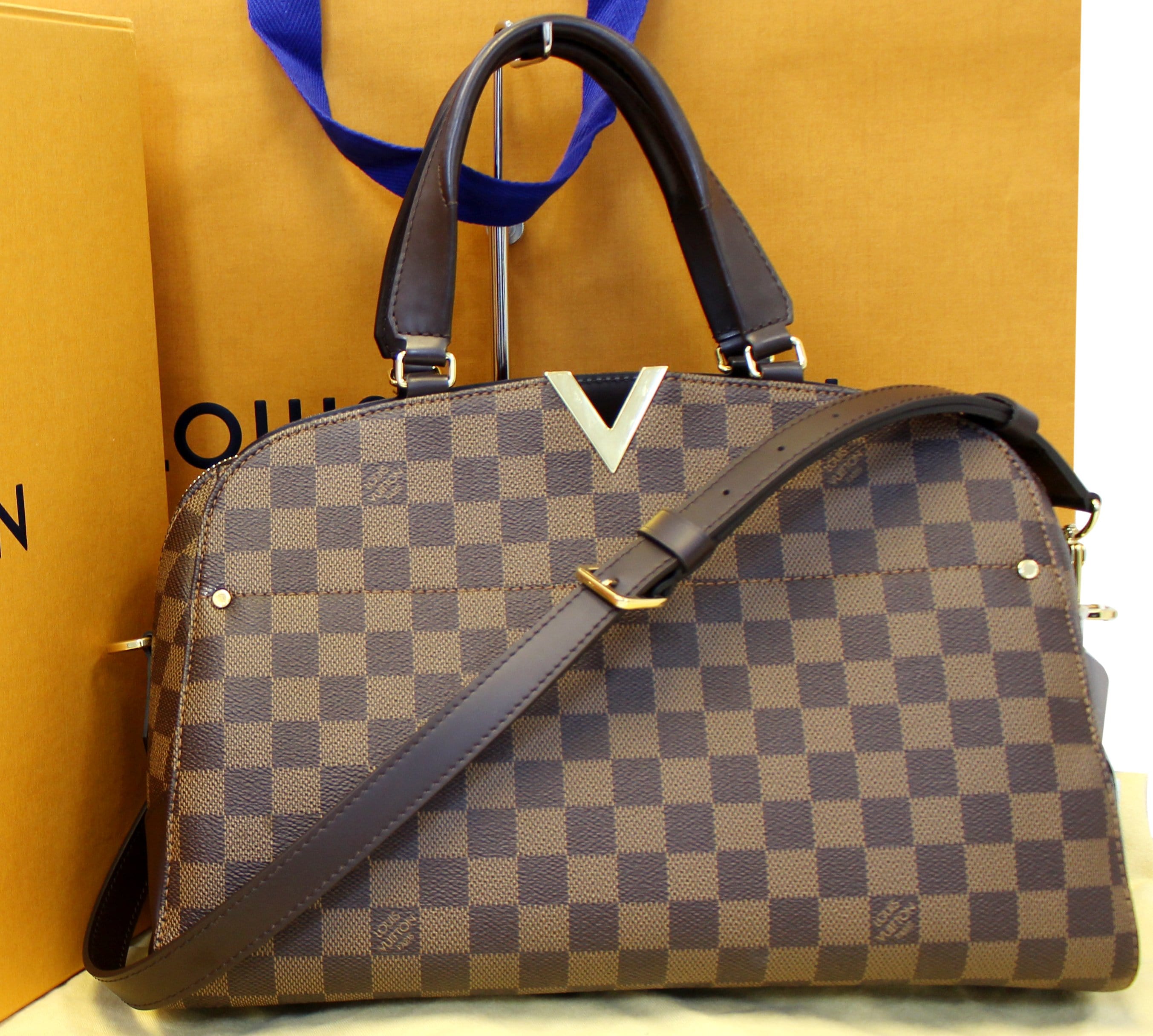 Louis Vuitton, Bags, Louis Vuitton Kensington Bowling Damier Ebene Bag