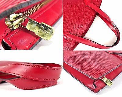 LOUIS VUITTON Red Epi Leather Saint-Jacques Purse Bag - Sale