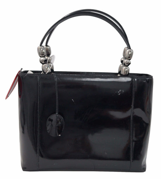 Christian Dior Handbags - Maris Pearl Black Patent Leather Bag