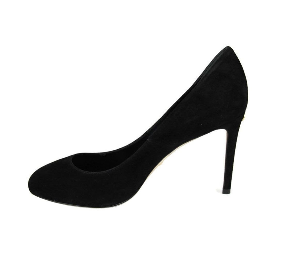 gucci black suede heels