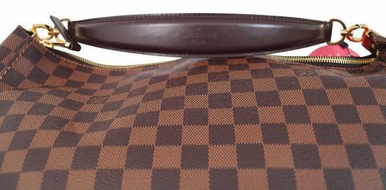 Louis Vuitton Damier Ebene Portobello GM Shoulder Hand Bag