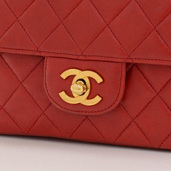 vintage chanel double flap bag small