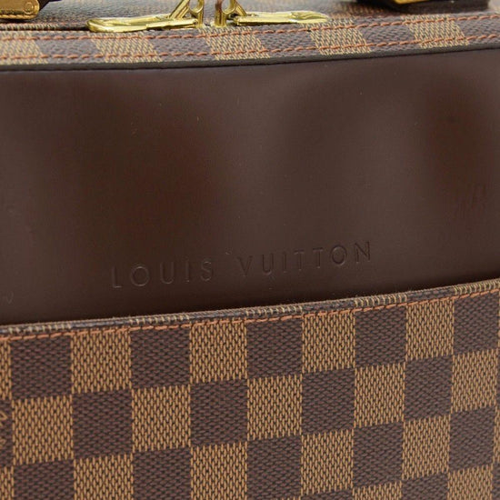 LOUIS VUITTON Ordinator Savannah Ebene Damier Notebook Bag - Final Cal