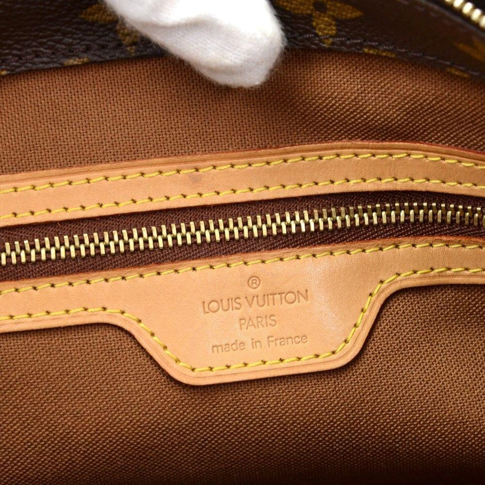 LOUIS VUITTON Cabas Piano Monogram Canvas Shoulder Handbag