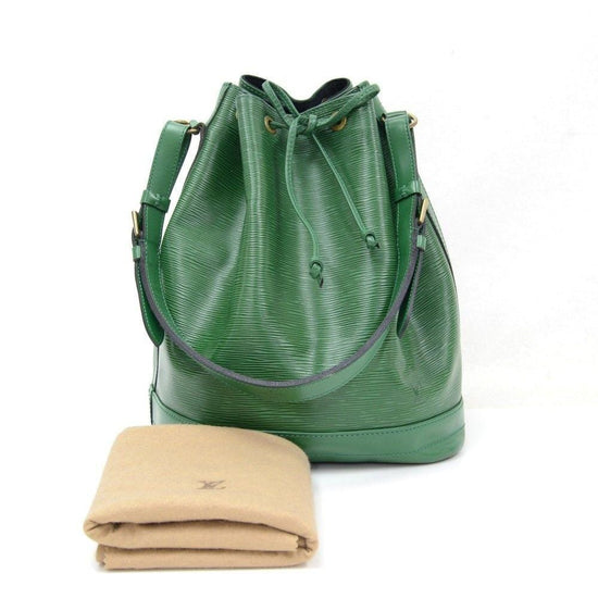 Sold at Auction: Louis Vuitton, LOUIS VUITTON NOE GM GREEN EPI